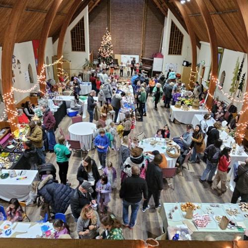 Winterbazaar from top