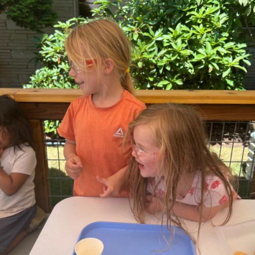 laughing kids